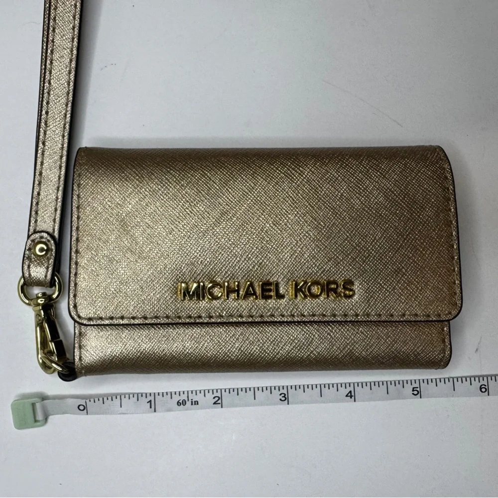 Michael Kors Metallic Gold Key Holder